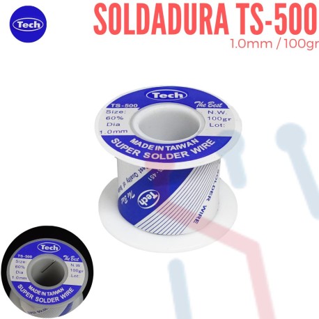 Soldadura 1mm 100gr (TS-500)