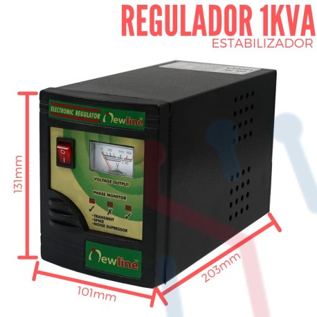 Estabilizador Newline Doble Rango 1000VA
