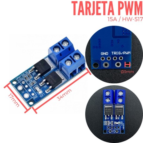 Tarjeta PWM 15A (HW-517)