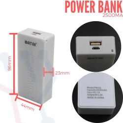 Power Bank 2500mAh