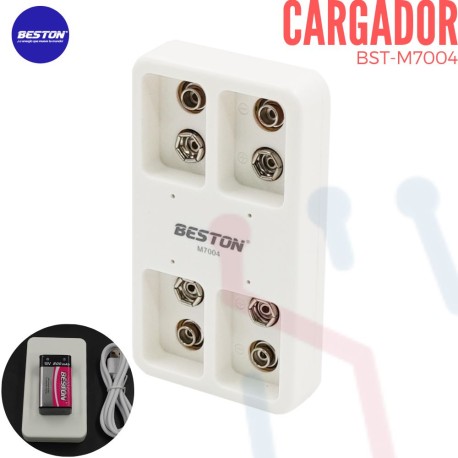 Cargador Bateria 9V (BST-M7004)