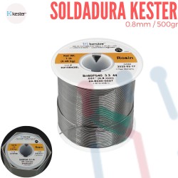 Soldadura Kester 0.8mm 1LB