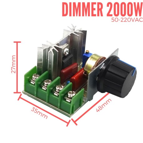 Dimmer Con Triac 2000W