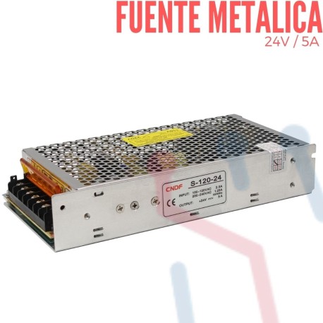 Fuente de poder switching 24V 5A 120W