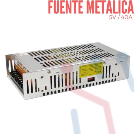 Fuente de alimentación 5V, 40A - 200W