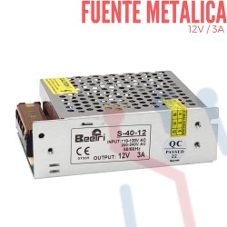 Fuente Suicheada 12V 3A 36W