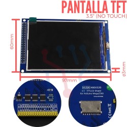 Display TFT 3.5" para Arduino Mega