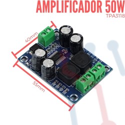 Amplificador Audio 50W (TPA3118)