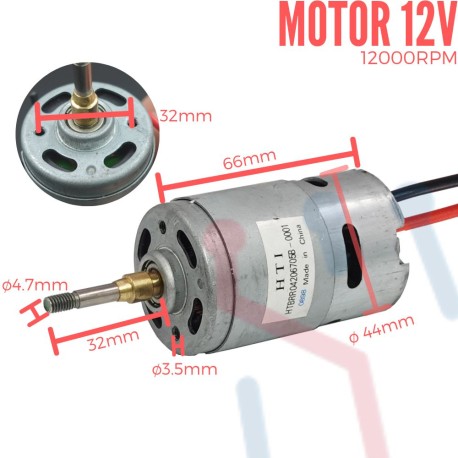 Motor 12VDC 12000RPM