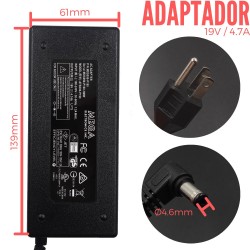 Adaptador de Voltaje 19V 4.7A