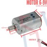 Motor DC 6-9V Con Piñon