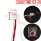 Conector JST ZH 2 Pin Hembra con Cable
