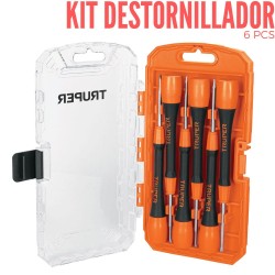 Kit Destornillador de Precisión Truper 6 Pcs