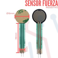 Sensor de Fuerza Resistivo (FSR402)