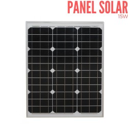 Panel solar de intemperie 15W