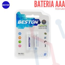 Baterias Beston Recargables AAAX2 1100mAh