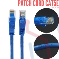 Patch Cord CAT5E Azul 1.5Mt