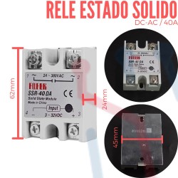 Relé de Estado Solido 380VAC/40A