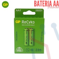 Baterias GP Recargables AAX2 2700mAh