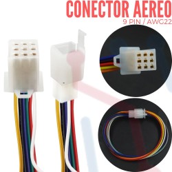 Conector Aéreo 9PIN AWG22 (Automotriz)