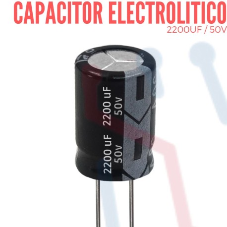 Capacitor Electrolítico 2200uF a 50V