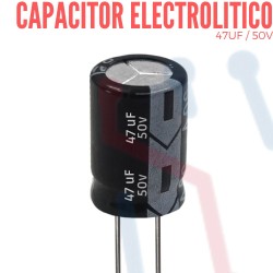 Capacitor Electrolítico 47uF a 50V