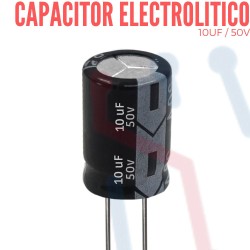 Capacitor Electrolítico 10uF a 50V
