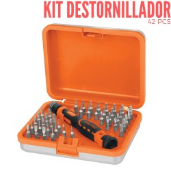 Kit Destornillador Truper Con 42 Puntas