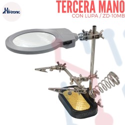 Tercera Mano con Lupa (ZD-10MB)