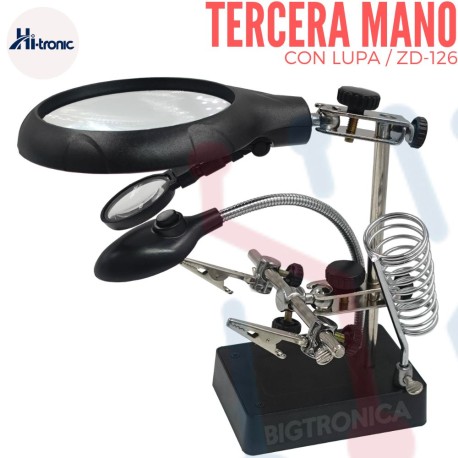 Tercera Mano con Lupa (ZD-126)