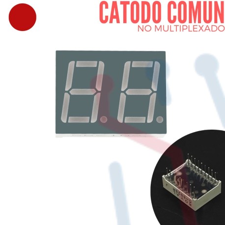 Display Cátodo Común 0.56" (No Multiplexado)