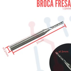 Broca Fresa 1.5mm