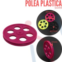 Polea Plástica 54mm