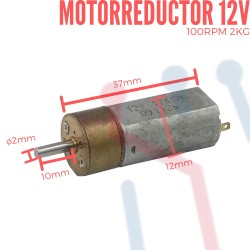 Motorreductor 12VDC 100RPM 2Kg
