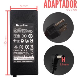 Adaptador de Voltaje 9V 4A