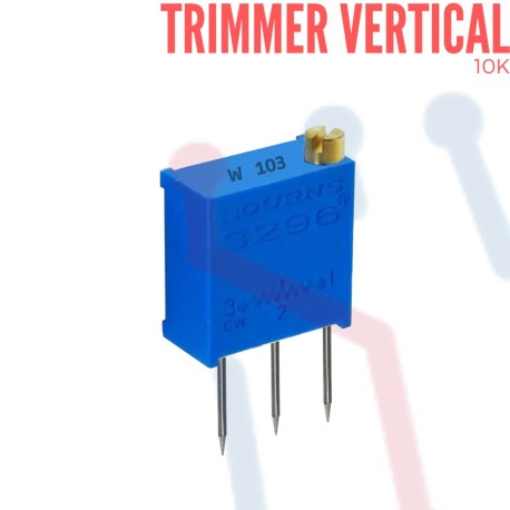 Trimmer Vertical 10K