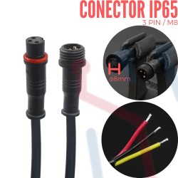 Conector Aéreo M8 IP65 3PIN