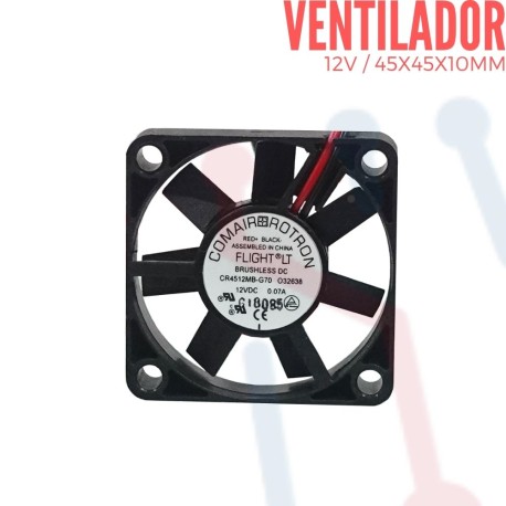 Ventilador 12V 45x45x10mm