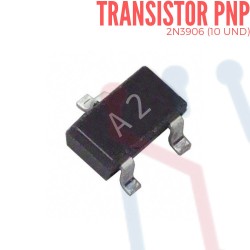 Transistor PNP 2N3906 SMD (10 Pcs)