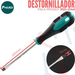 Destornillador Pala ProsKit 6X200 (9SD-214A)