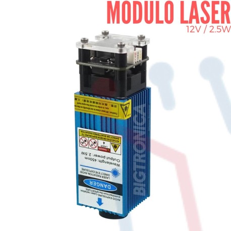 Láser para Grabado 12V 2.5W