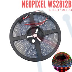 Cinta Neopixel WS2812B Exterior (60Led/Metro)