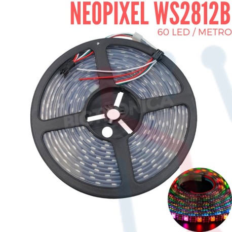 Cinta Neopixel WS2812B Exterior (60Led/Metro)