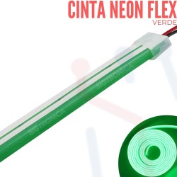 Cinta Neón Flex Verde X Metro