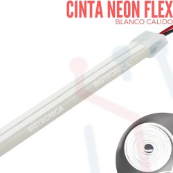 Cinta Neón Flex Blanco Frio X Metro