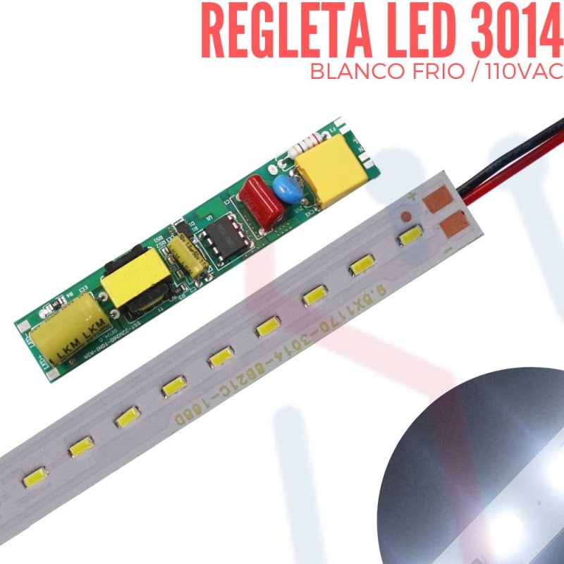 REGLETA LED 12V DC 4014 1 METRO COLOR CÁLIDO - Electrónica China