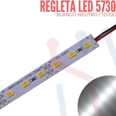 Regleta Led Blanco Neutro 5730 12VDC