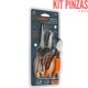 Kit Pinzas Truper 3 Piezas