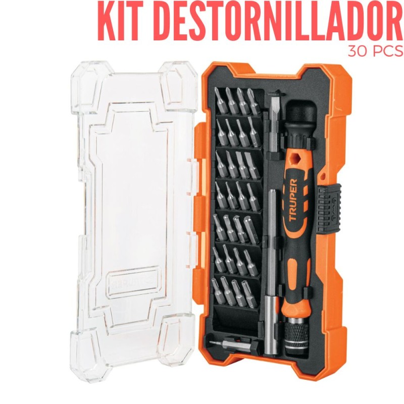 Kit Destornillador 122 Puntas Especiales Extrapol