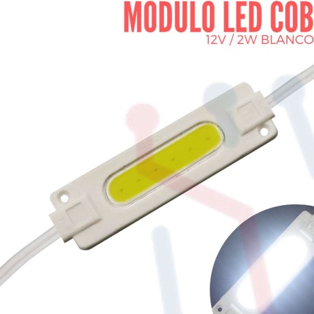 Modulo Led COB Blanco 12VDC IP65